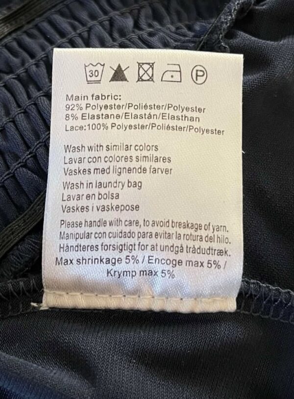 Jump suit marinblå Stl M - FREE I QUENT - Bild 4